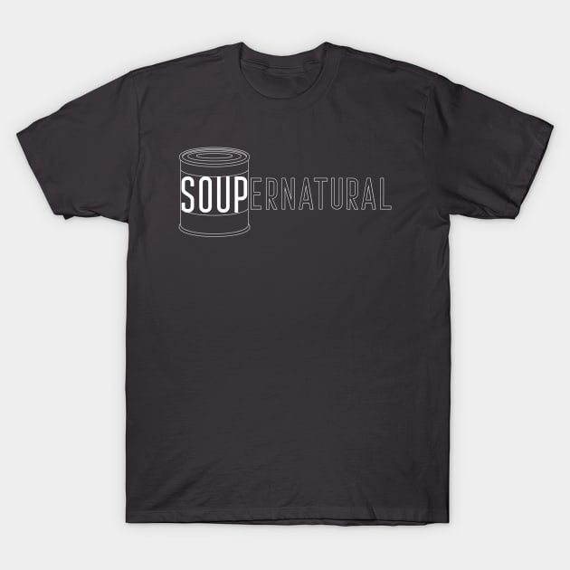 Soupernatural (White Logo) T-Shirt by Ghostlight Media